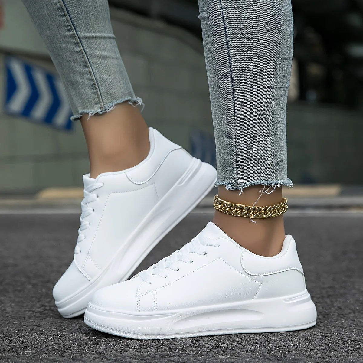 Minimalist Platform Sneakers