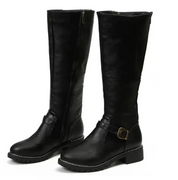 Bottes à genou avec sangle à boucle