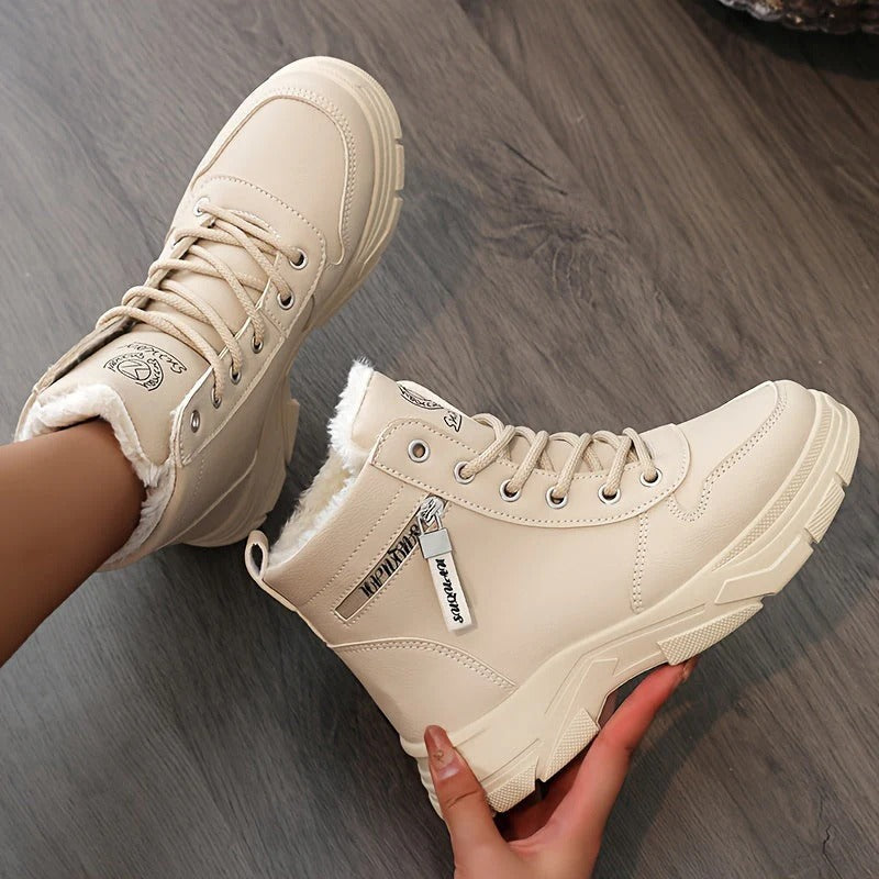 Lace-Up Ankle Boots