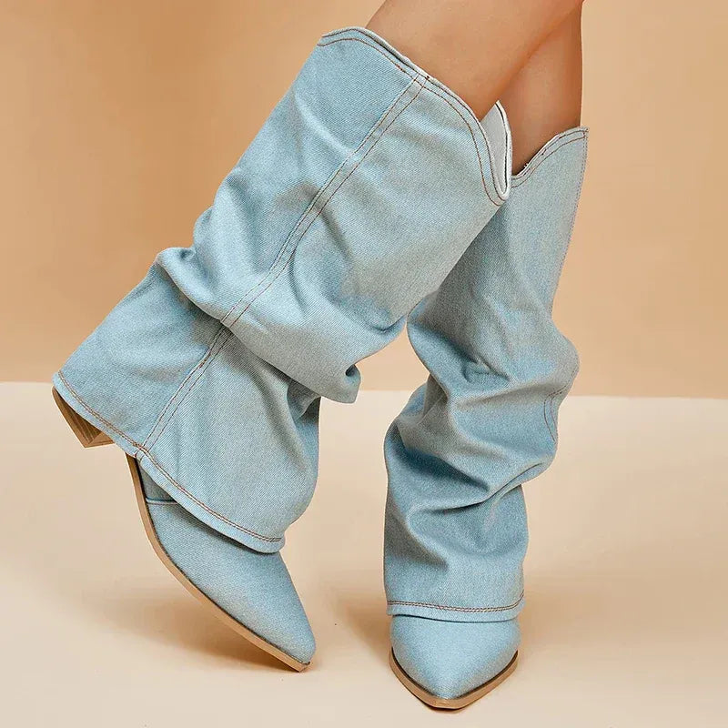 imgi_9_Geplooide-Knie-Hoge-Denim-Laarzen-Voor-Vrouwen-2023-Herfst-Puntige-Teen-Dikke-Hakken-Cowboylaarzen-Vro.webp